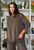 Lagen Chill Sweatshirt Chocolate